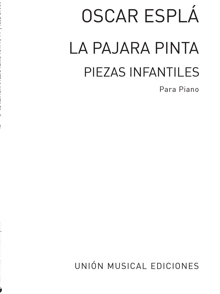 La Pajara Pinta Piezas Infantiles Piano